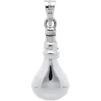 MOOYE ® - Collectie Zilveren Ashanger Druppel kettinghanger