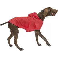 Ferplast waterdichte jas/mantel met capuchon voor honden, kleur: SAILOR RED