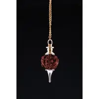 Yogi & Yogini Rudraksha Pendel goudkleurig - 4.5 cm - 10 g