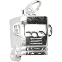 MOOYE ® - Collectie Zilveren Vrachtwagen cabine ketting hanger