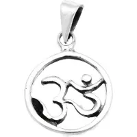 MOOYE ® - Collectie Zilveren Ohm kettinghanger