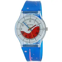 Active ACT-016 Horloge - Kunststof - Blauw - Ø 35 mm