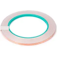 Velleman Koperfolie, zelfklevend, beschermt tegen elektromagnetische interferentie (EMI), 5 mm x 25 m