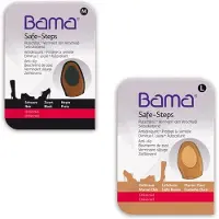 Bama 1 paar veiligheid anti slip schoenzool beschermers - Safe Steps anti slip zool - size Medium - Zwart - zelfklevend