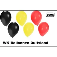Themaparty 300x Ballonnen Duitsland - ballon helium lucht Belgie Duitsland landen EK WK festival feest party