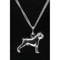 MOOYE ® - Collectie Zilveren Brabancon petit - Brabandertje ketting hanger - groot