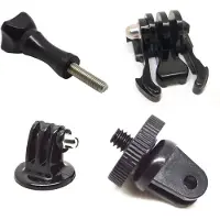 Shop4 - Actioncam Adapter - Schroevenset Zwart