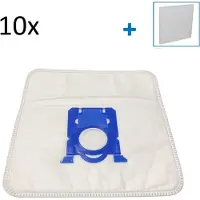 AA Commerce 10x Stofzuigerzakken Geschikt Voor Philips Performer Expert Stofzuiger Modellen - S-Bag Type - Set Van 10 Zakken Met 2 Stuks Filter