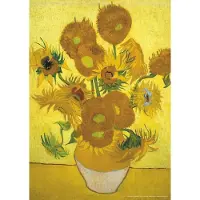 POsterpoint Vincent van Gogh poster - vaas - zonnebloemen - kunst - 50 x 70 cm