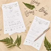 Ginger Ray Botanical Baby - Advieskaarten Ouders Hey Baby (10 stuks)