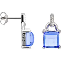 Orphelia Dames 925 Sterling Zilveren Oorbellen - Zilver ZO-5981