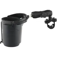 Ram Mounts Unpkd RAM Drinkbekerhouder, Onderdelen voor notebooks, Zwart