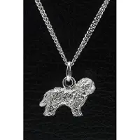 MOOYE ® - Collectie Zilveren Bobtail met staart ketting hanger - groot