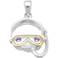 MOOYE ® - Collectie Zilveren Snorkelaar kettinghanger