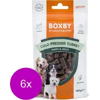 Boxby Proline Grain Free 100 g - Hondensnacks - 6 x Kalkoen Hypo-Allergeen