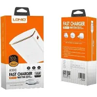 LDNIO A1301Q Snellader/ oplader met OplaadKabel met 1 Meter Micro USB Kabel geschikt voor o.a Samsung Galaxy S2 S3 S4 S5 S6 S7 Mini Edge