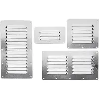 BREG Ventilatierooster RVS - 228 x 127 mm