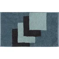 Casilin Badmat Antislip 70x120cm Graduale - Waterabsorberende Badkamermat - Wasbaar en Sneldrogend - Voor Douche en Bad - Hoogpolig - Acryl - Rechthoek - Blauw, Ocean
