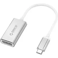 ORICO USB-C naar DisplayPort adapter met DP Alt Mode (4K 60 Hz) / aluminium - 0,15 meter
