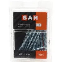 Sam Getorsde nagel platte kop 3.5x80mm ca. 135 gram 815122 F3