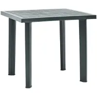 vidaXL Tuintafel 80x75x72 cm kunststof groen