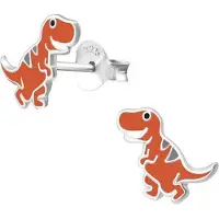 Montebello Princess Oorbellen Dino - 925 Zilver E-Coating - Dier - 10x8mm