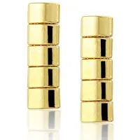 Montebello Oorbellen Blomme Goldy - 316L Staal - Staafje - 4x13mm