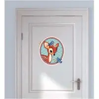 VAN IKKE Muursticker Hertje met vogels