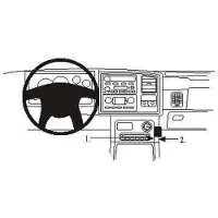 Brodit PDA/GPS/mobiele telefoons accessoires ProClip