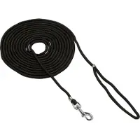 Adori Veldlijn Nylon - Hondenriem - 5 m Zwart