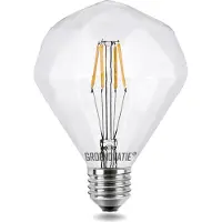 Groenovatie E27 LED Filament Diamant 4W Extra Warm Wit Dimbaar .