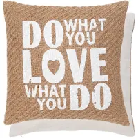 Clayre & Eef Sierkussenhoes - 100% Katoen - kussenhoes - 40 x 40 cm - beige