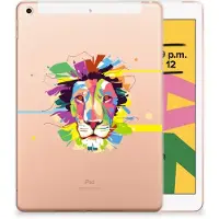 B2Ctelecom Back Cover voor Apple iPad 10.2 | iPad 10.2 (2020) | 10.2 (2021) Tablet Back Cover Lion Color