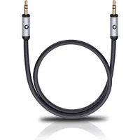 OEHLBACH i-Connect J-35 Jackplug Audio Aansluitkabel [1x Jackplug male 3,5 mm - 1x Jackplug male 3,5 mm] 1.50 m Zwart Vergulde steekcontacten