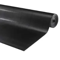 Ivol Rubber loper / rubbermat op rol ribbel 3mm - Breedte 60 cm