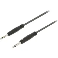 Sweex SWOP23020E50 Stereo Audiokabel 6.35 Mm Male - 6.35 Mm Male 5.0 M Donkergrijs