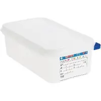 ARAVEN Voedselbak Araven, 4L, GN1/3, incl deksel, 4 stuks