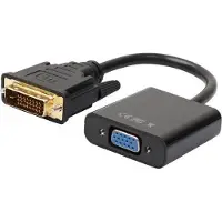 Coretek DVI-D naar VGA converter / zwart - 0,15 meter