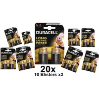 Duracell 20 Stuks (10 Blisters a 2st) - LR14/C/Baby/R14/MN 1400/AM-2/E93