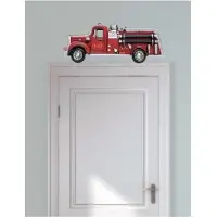 VAN IKKE Muursticker Brandweer