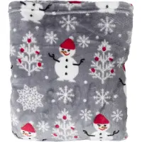 Lupine - Winter Plaid - Kerst deken - Kerstplaid - Winterafbeeldingen - Fleece deken - Fleece Plaid - Fleece Kerst - 150 x 120