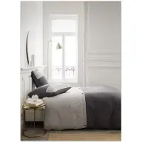 TODAY dekbedovertrek Apoline Dekbedset - 100% katoen Percal - 260 x 240 cm - Gunmetal Grey