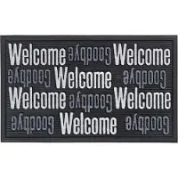 MD-ENTREE MD Entree - Deurmat - Schoonloopmat - Sorba - Welcome Goodbye - 45 x 75 cm