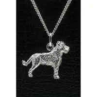 MOOYE ® - Collectie Zilveren Smous Hollandse - staart omlaag ketting hanger - groot