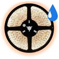 ABC-led 1 meter warm wit led strip - 120Leds/m - waterproof - IP65 - 3528
