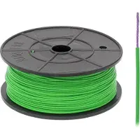 ABC-led FLRY -B kabel - 1x 1,00mm - Groen - Rol 100 meter