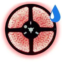 ABC-led 1 meter rood led strip waterproof - IP65 - 60Leds/m - 12V