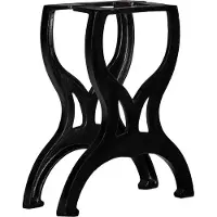 vidaXL Bankpoten 2 st X-frame gietijzer