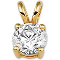 The Jewelry Collection Hanger Zirkonia - Goud