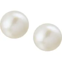 The Jewelry Collection Oorknoppen Parel - Zilver Gerhodineerd